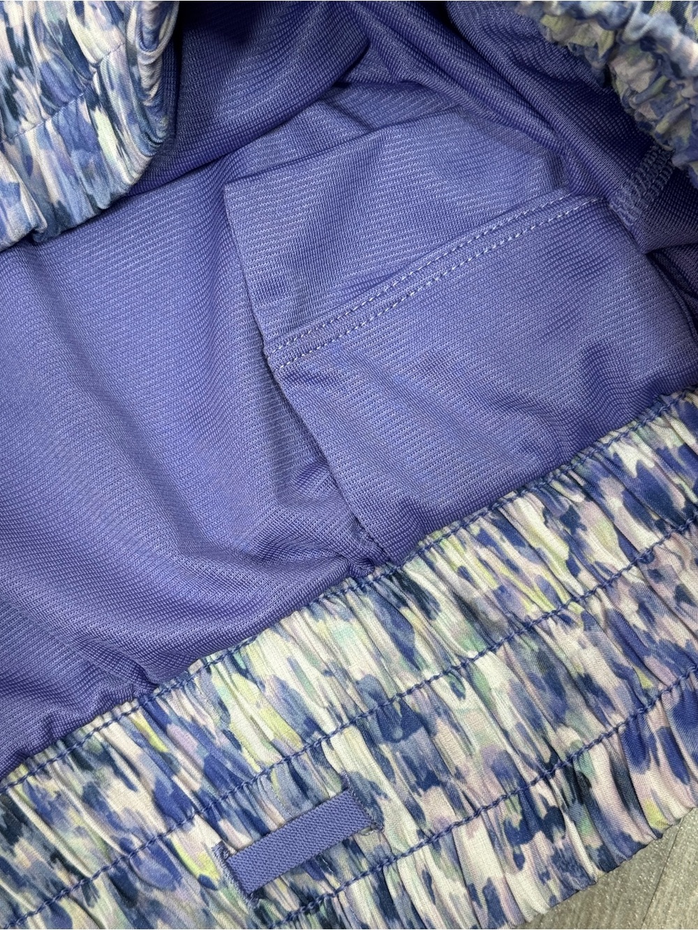 Athleta High Rise Mesh Racer Run Athletic Shorts Purple Small - Picture 12 of 15
